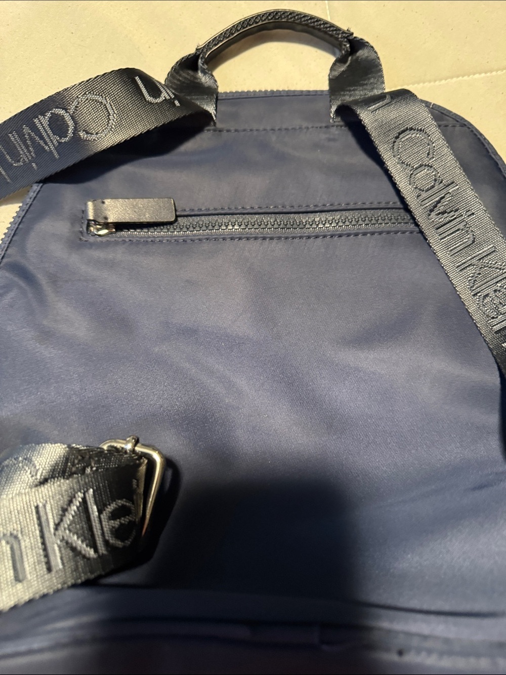 Calvin Klein Navy Mini Backpack - Picture 4 of 7